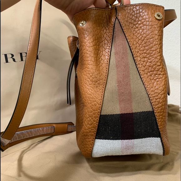 Brand new Burberry saddle brown Maidstone tote bag - Picture 2 of 8